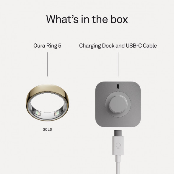 Умное кольцо Oura Ring 5 (размер 8), золотой/Gold во Владимире