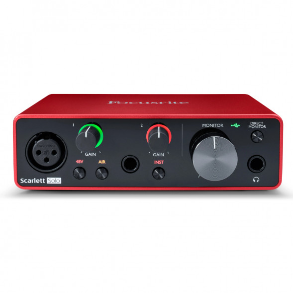 Внешняя звуковая карта FOCUSRITE Scarlett Solo 3rd Gen во Владимире