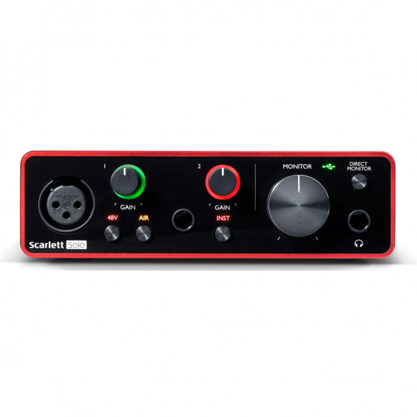 Внешняя звуковая карта FOCUSRITE Scarlett Solo 3rd Gen во Владимире