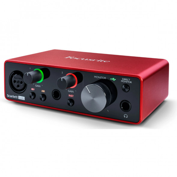 Внешняя звуковая карта FOCUSRITE Scarlett Solo 3rd Gen во Владимире