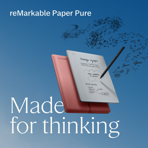 Графический планшет reMarkable Paper Pure+Marker Plus+Sleeve Folio, Desert Pink во Владимире