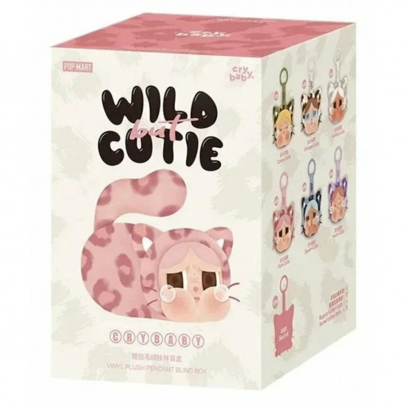 Коллекционная фигурка POP MART CRYBABY Wild But Cutie Series - Vinyl Plush Pendant Blind Box во Владимире