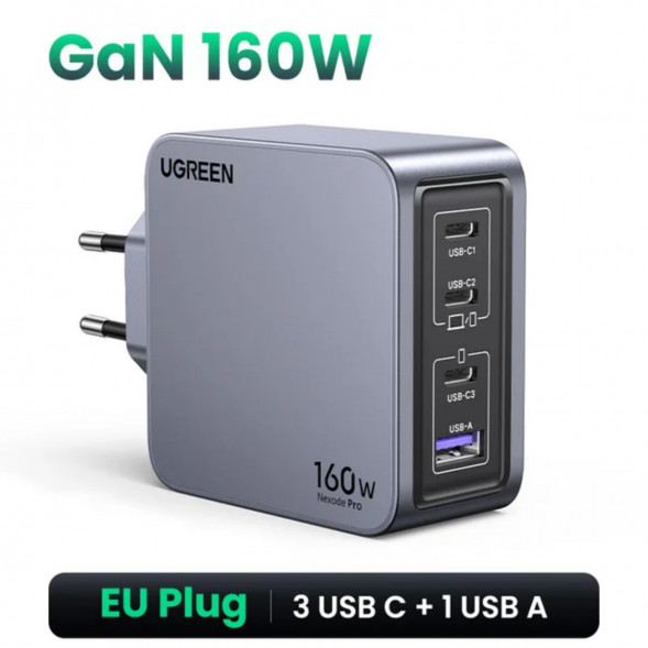 Сетевое зарядное устройство Ugreen 160W GaN USB-C во Владимире