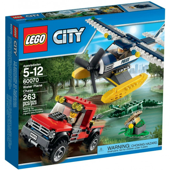 Конструктор LEGO City 60070 Погоня на полицейском гидроплане во Владимире