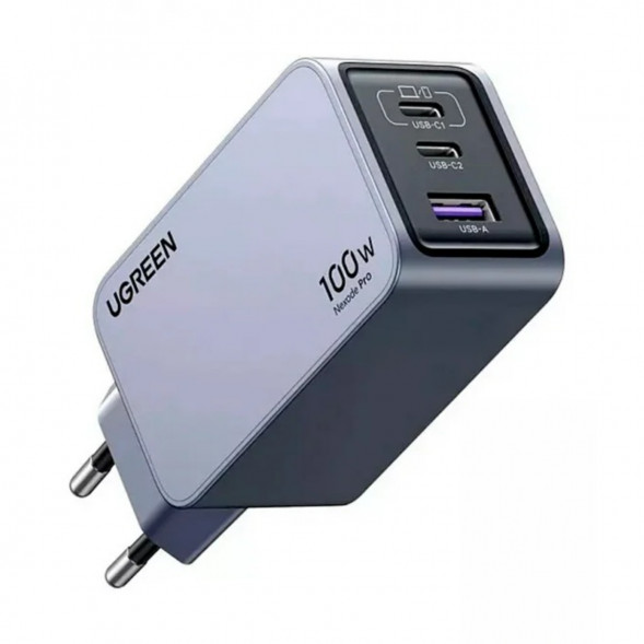 Сетевое зарядное устройство Ugreen GaN 100W USB-A + 2USB-C во Владимире