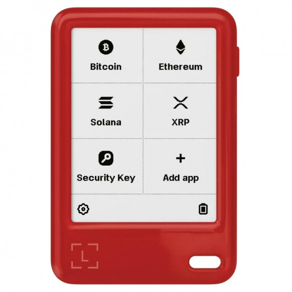 Комплект Криптокошелек Ledger Nano Gen5, красный + Декоративные бейджи (Set 2) во Владимире