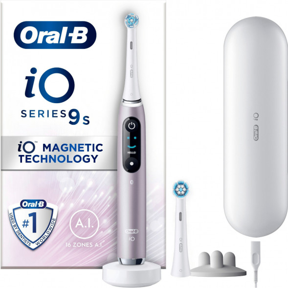 Электрическая зубная щетка Oral-B iO Series 9s (387194), Розовый кварц во Владимире