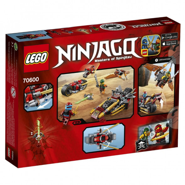 Конструктор LEGO Ninjago 70600 Погоня на мотоциклах во Владимире