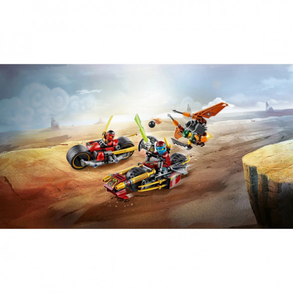Конструктор LEGO Ninjago 70600 Погоня на мотоциклах во Владимире