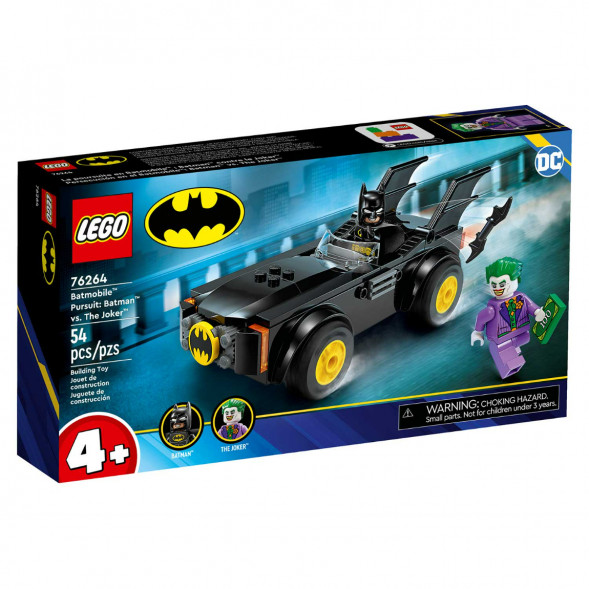 Конструктор LEGO Super Heroes 76264 Погоня на Бэтмобиле: Бэтмен против Джокера во Владимире