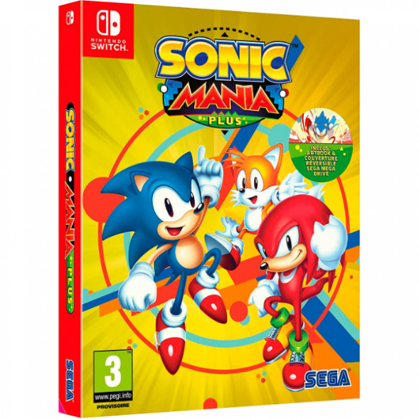 Sonic Mania Plus + Артбук (Nintendo Switch, Английская версия) во Владимире