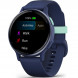 Умные часы Garmin Vivoactive 5, синие с металлически-синим безелем и силиконовым ремешком 010-02862-12 во Владимире