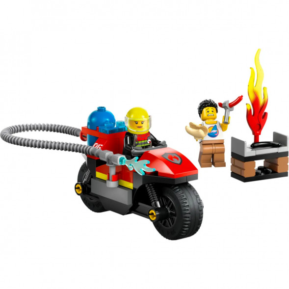 Конструктор LEGO City 60410 Пожарно-спасательный мотоцикл во Владимире