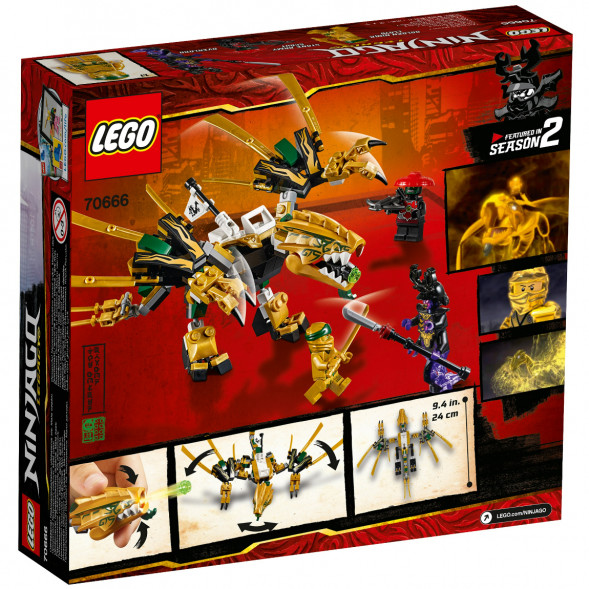 Конструктор LEGO Ninjago 70666 Золотой Дракон во Владимире