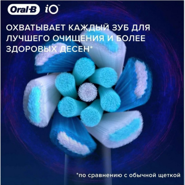 Сменные насадки Oral-B iO Series Ultimate Clean 360, 8 шт., черный во Владимире