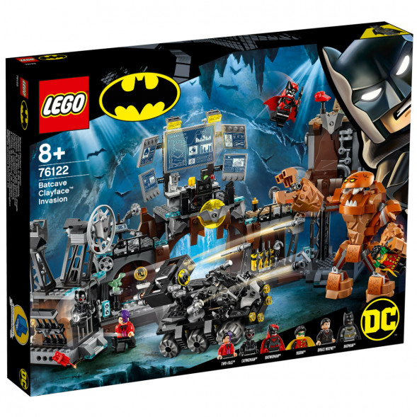 Конструктор LEGO Super Heroes 76122 Вторжение Глиноликого в бэт-пещеру во Владимире