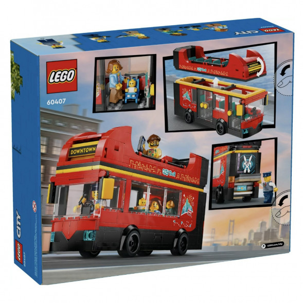 Конструктор LEGO City 60407 Красный двухэтажный экскурсионный автобус во Владимире