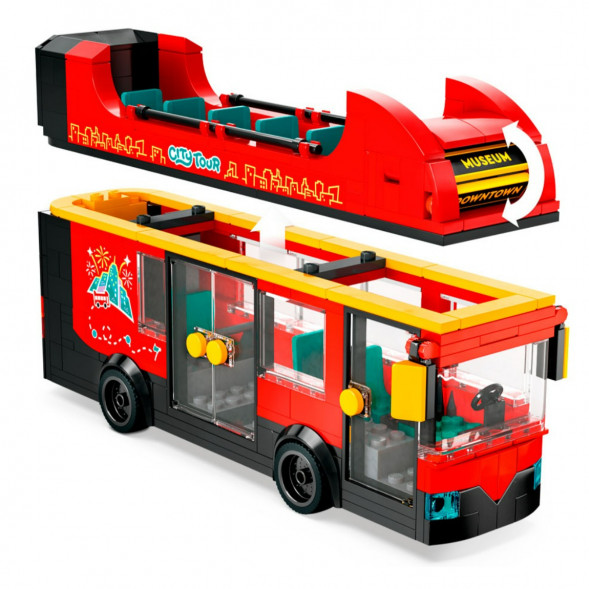 Конструктор LEGO City 60407 Красный двухэтажный экскурсионный автобус во Владимире