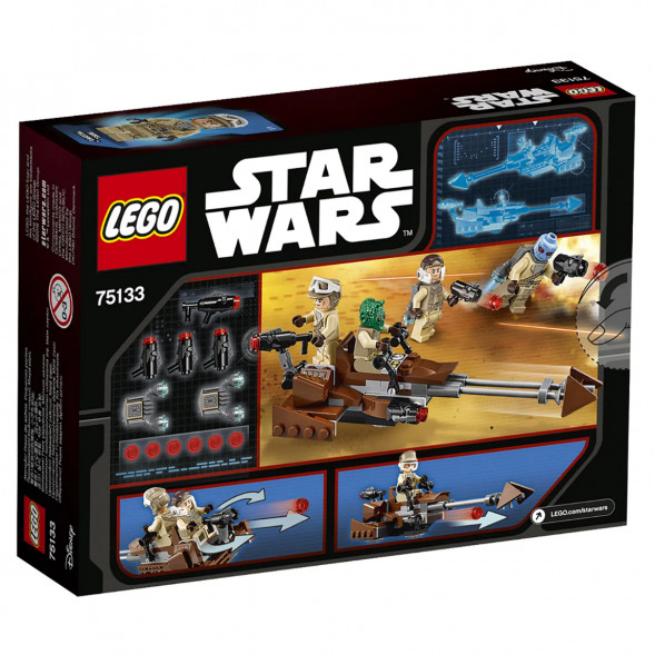 Конструктор LEGO Star Wars 75133 Боевой набор Повстанцев во Владимире
