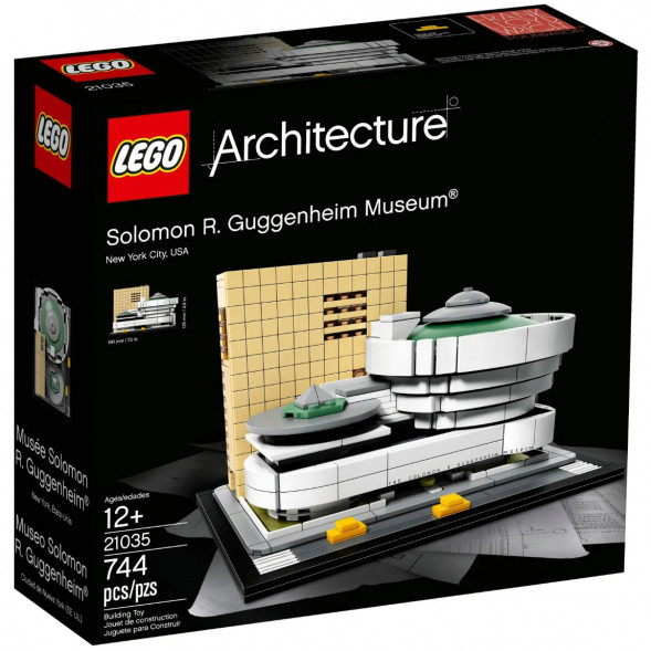 Конструктор LEGO Architecture 21035 Музей Соломона Гуггенхайма во Владимире