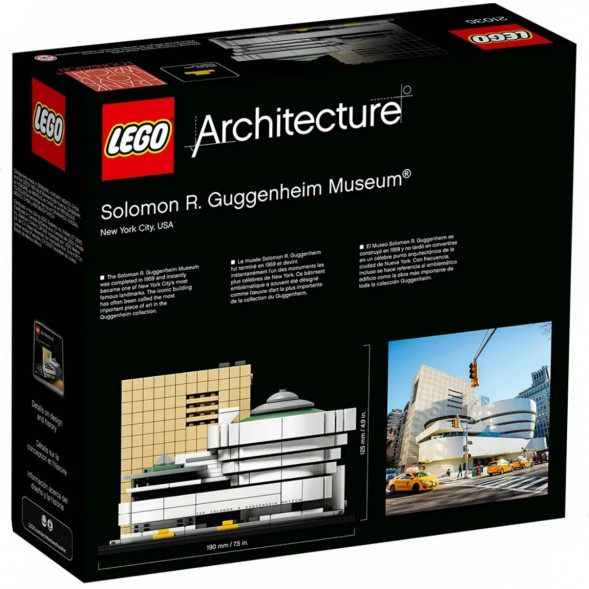 Конструктор LEGO Architecture 21035 Музей Соломона Гуггенхайма во Владимире