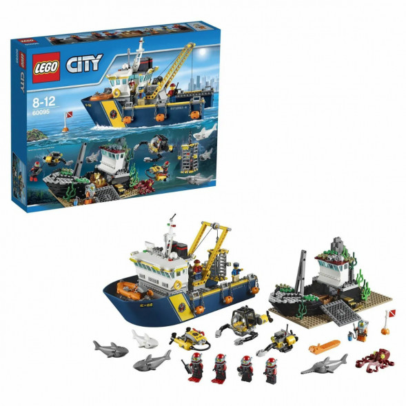 Конструктор LEGO City 60095 Корабль исследователей морских глубин во Владимире
