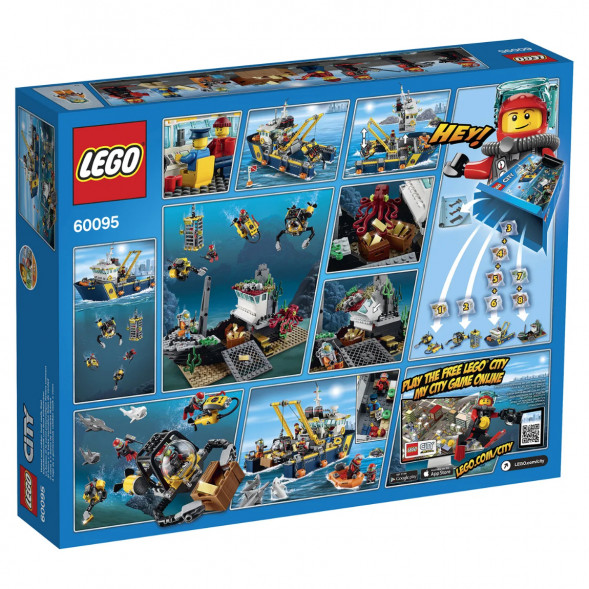 Конструктор LEGO City 60095 Корабль исследователей морских глубин во Владимире