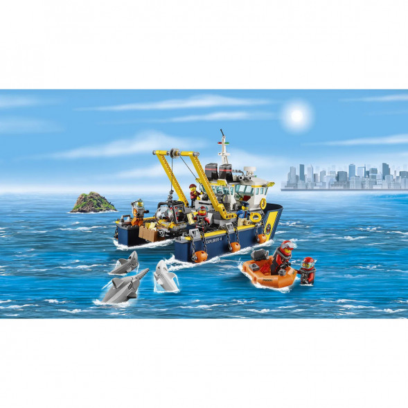 Конструктор LEGO City 60095 Корабль исследователей морских глубин во Владимире