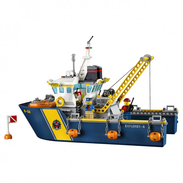 Конструктор LEGO City 60095 Корабль исследователей морских глубин во Владимире