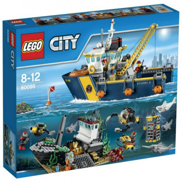 Конструктор LEGO City 60095 Корабль исследователей морских глубин во Владимире