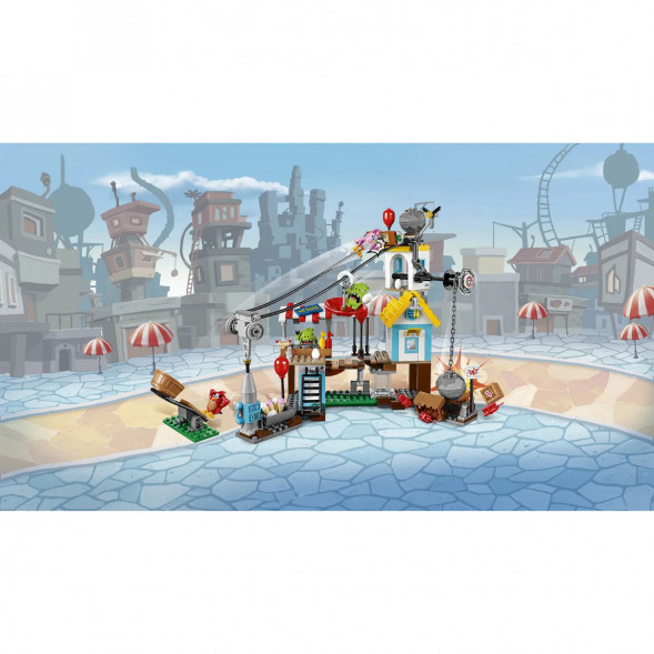 Конструктор LEGO Angry Birds 75824 Разгром Свинограда во Владимире