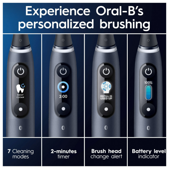 Электрическая зубная щетка Oral-B iO Series 9s (387071), Black Onyx во Владимире