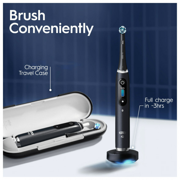Электрическая зубная щетка Oral-B iO Series 9s (387071), Black Onyx во Владимире