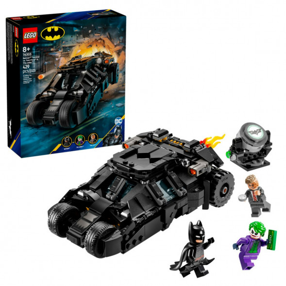 Конструктор LEGO Super Heroes 76303 Тумблер Бэтмена против Двуликого и Джокера во Владимире