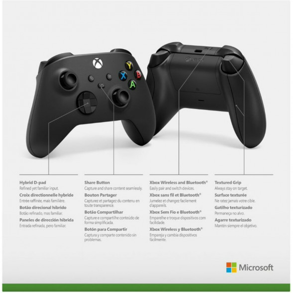 Геймпад Microsoft Xbox Series Carbon черный во Владимире