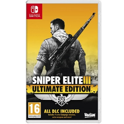 Игра Sniper Elite 3 Ultimate Edition для Nintendo Switch, картридж во Владимире