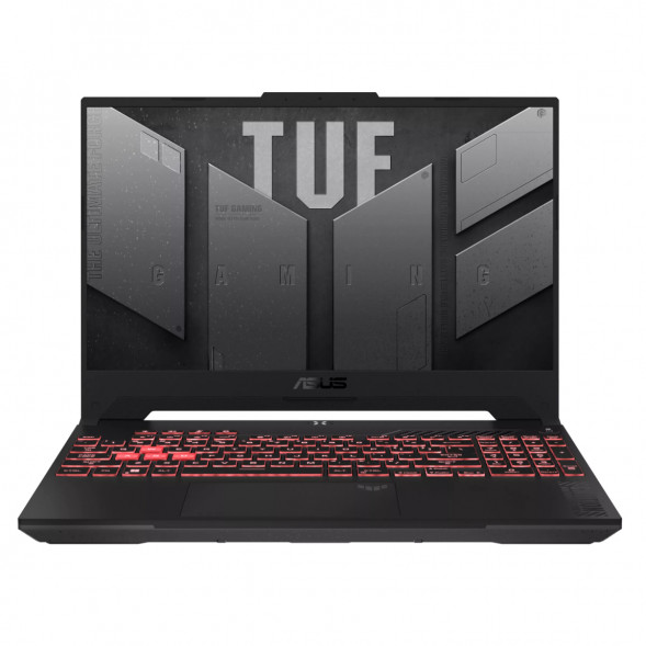 Ноутбук ASUS TUF Gaming A17 FA707NUG-HX156 (17.3&amp;quot;, IPS, 6 ядер, AMD Ryzen 7 7445HS 3.2 ГГц, 16 ГБ DDR5, SSD 512 ГБ, NVIDIA GeForce RTX 4050 - 6 ГБ, без ОС), черный во Владимире