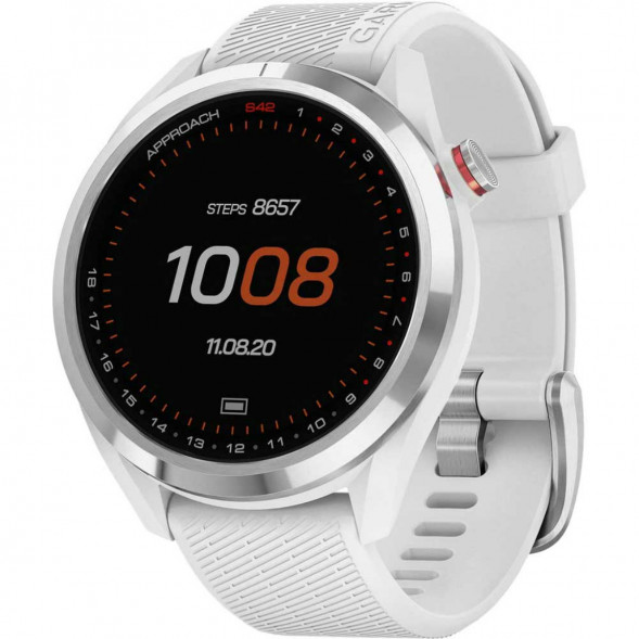 Умные часы для гольфа Garmin Approach S42, белый 010-02572-01 во Владимире