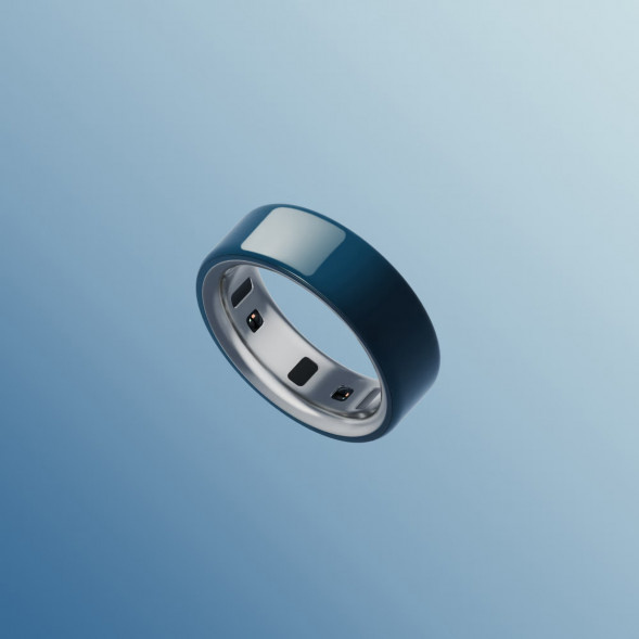 Умное кольцо Oura Ring 4 Ceramic (размер 8), Темная ночь/Midnight во Владимире