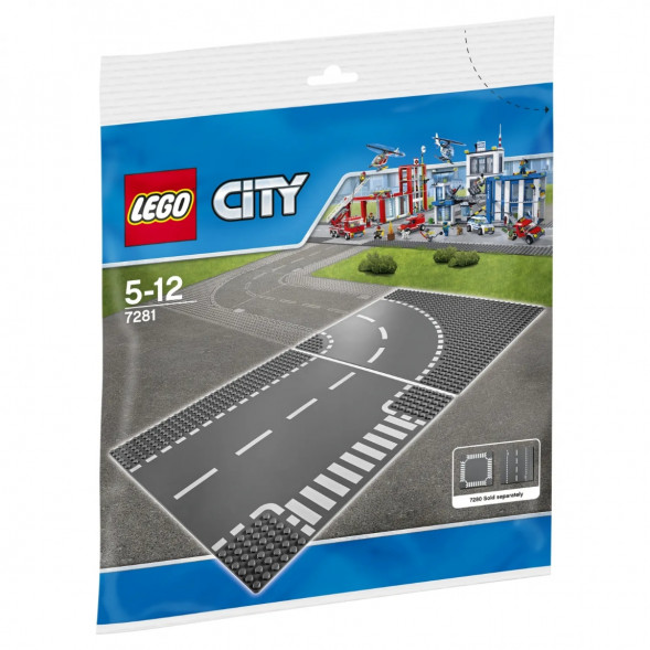 Конструктор LEGO City 7281 Т-образный перекрёсток и поворот во Владимире