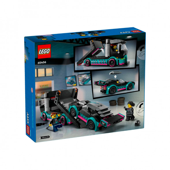 Конструктор LEGO City 60406 Гоночный автомобиль и автовоз во Владимире