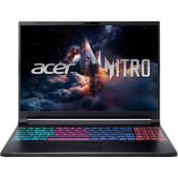 Ноутбук Acer Nitro V 16S ANV16S-71-71MF (16", IPS, Intel Core 7 240H 2.5ГГц, 10 ядер, 16Гб DDR5, 1Тб SSD, RTX 5060 8Гб, Windows 11 Pro), черный