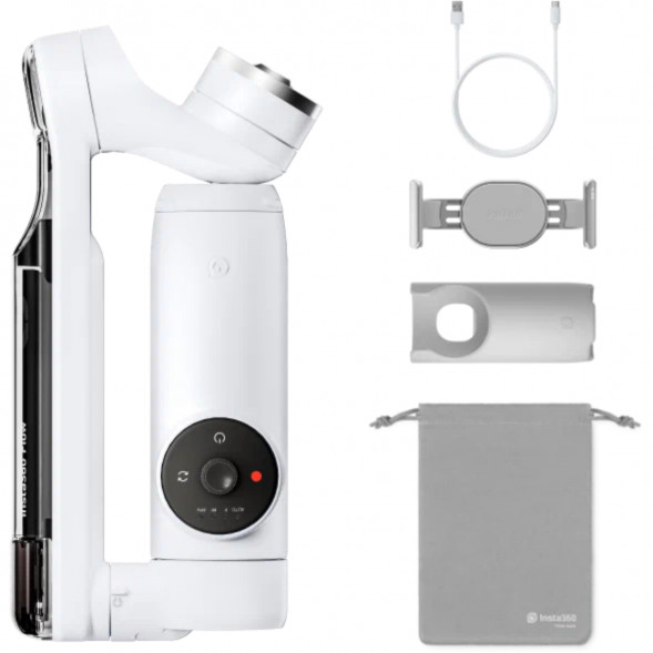 Cтабилизатор для смартфона Insta360 Flow Standalone Summit White, белый во Владимире