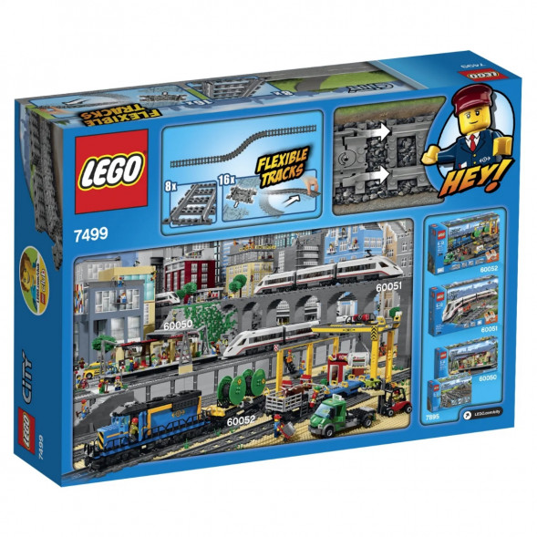 Конструктор LEGO City Trains 7499 Гибкие пути во Владимире