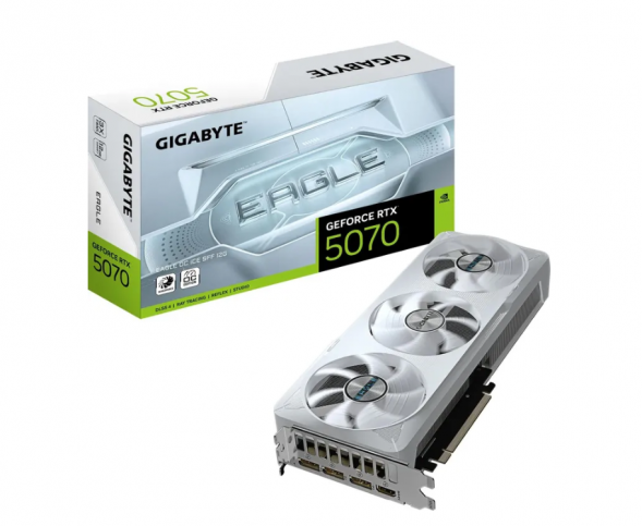 Видеокарта Gigabyte RTX 5070 EAGLE OC ICE SFF 12G, 12 Гб GDDR7 во Владимире