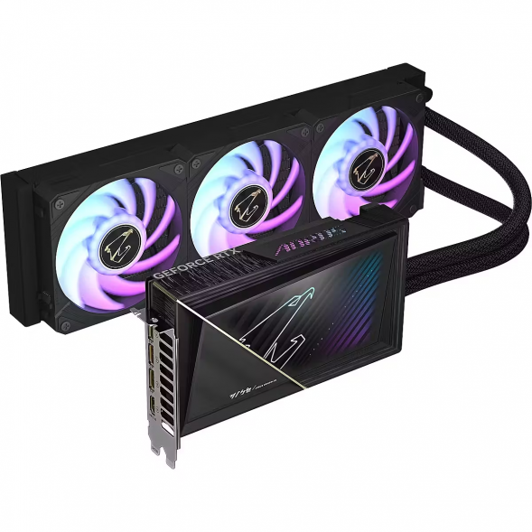 Видеокарта Gigabyte GeForce RTX 5080 XTREME WATERFORCE 16GB GDDR7 256bit Liquid Cooling GV-N5080AORUSX W-16GD во Владимире