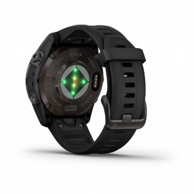 Умные часы Garmin EPIX PRO (Gen 2) Sapphire Edition 42 мм, титановый, угольно-серый, DLC, черный ремешок 010-02802-15 во Владимире