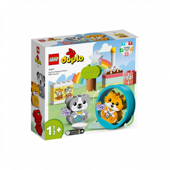 Конструктор LEGO DUPLO 10977 Мой первый щенок и котёнок и их звуки во Владимире