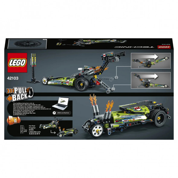 Конструктор LEGO Technic 42103 Драгстер во Владимире