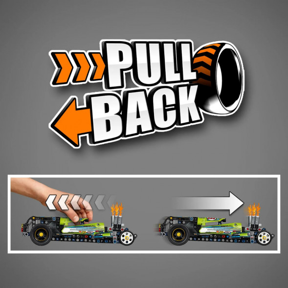 Конструктор LEGO Technic 42103 Драгстер во Владимире